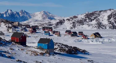 Houses in coastal Greenland